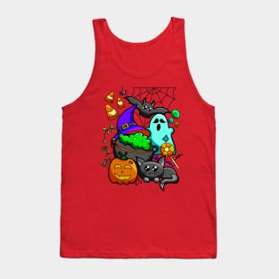 Halloween Doodle Tank Top